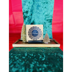 Carte postale en bambou pour la bonne année